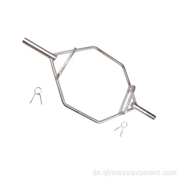 Squat Fitness Hexagonal Fitness Chrom Hex Langhantelbar